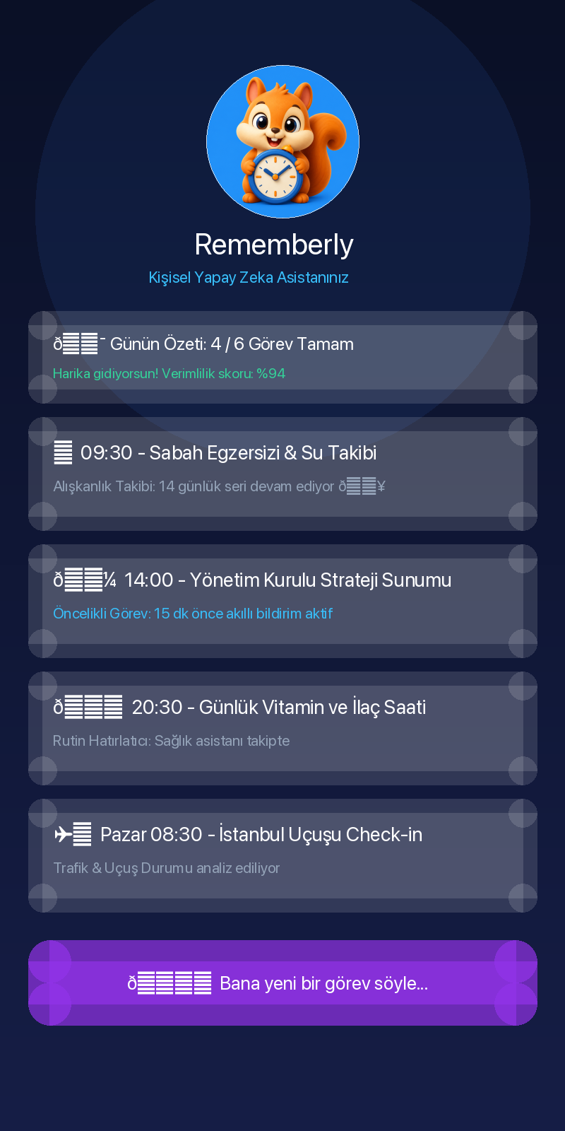 Rememberly ekran görüntüsü